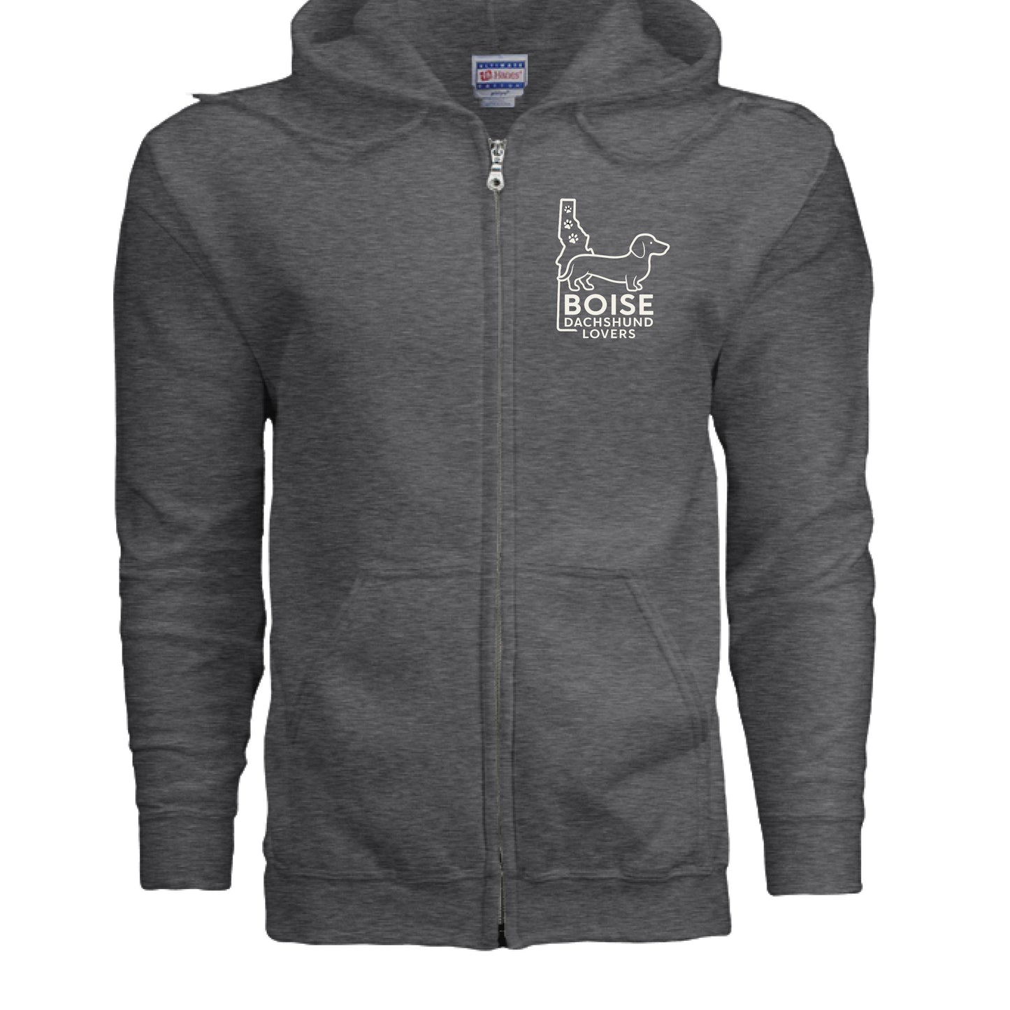 CHARCOAL HEATHER - FRONT